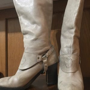 Size 8 Ralph Lauren gray boots